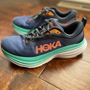 Hoka One One Bondi 8 Women's Running Sneakers, size 9 - Outer Space